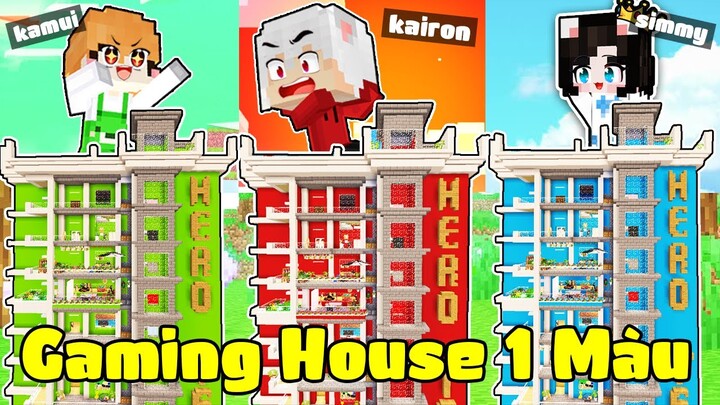 Kairon Và Hội Chị Em Xây ''Gaming House Bí Mật Một Màu'' Trong Làng Hero Team Minecraft