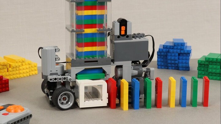 Tự động hóa niềm vui! Máy hiển thị thẻ domino tự động do Lego sản xuất