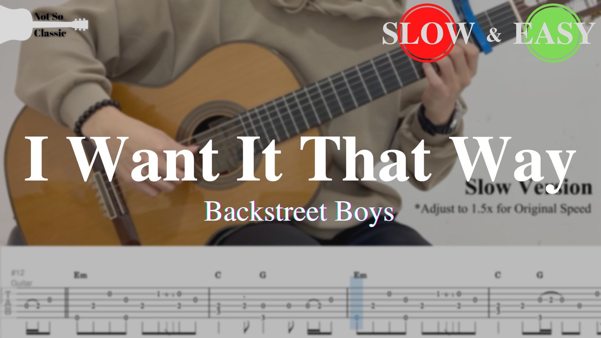 backstreet boys guitar chords
