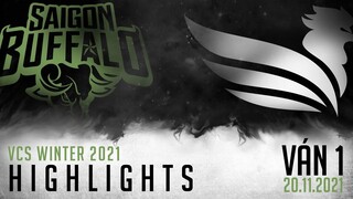 Highlight SGB vs SE [VÁN 1][VCS Mùa Đông 2021][Tuần 1 - 20.11.2021]