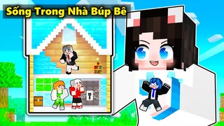 Mèo Simmy Bắt Cóc Các Thành Viên HERO TEAM Sống Ở Nhà Búp Bê Tí Hon Trong Minecraft