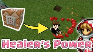 How to get a Healer Power in Minecraft using a Command Block