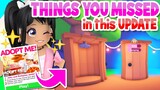 THINGS YOU MISSED IN THE ADOPT ME UPDATE! (roblox)