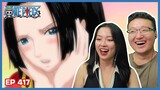 BOA HANCOCK X LUFFY?! 😳 | One Piece Episode 417 Couples Reaction & Discussion
