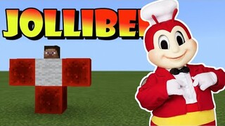 HOW TO SUMMON JOLLIBEE IN MINECRAFT PE