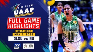 DLSU vs. NU G1 finals highlights | UAAP Season 85 Women's Volleyball - May 7, 2023