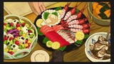 anime food making aesthetic scenes