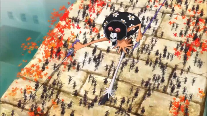 Brook vs Chimera Ants - One Piece Strong World