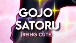 GOJO SATORU BEING CUTE