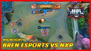 [HIGHLIGHTS] Bren Esports vs NXP | MPL-PH S6 Quarterfinals - MLBB