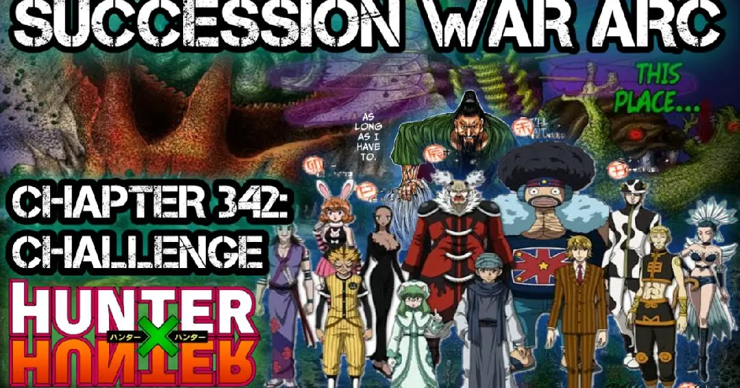 Ging Freecs First Appearance In The Arc Hunter X Hunter Succession War Arc Chapter 342 Challenge Bilibili