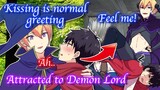 【BL anime】The demon lord that's supposed to be my arch-enemy gave me a kiss that'd melt me… 【Yaoi】