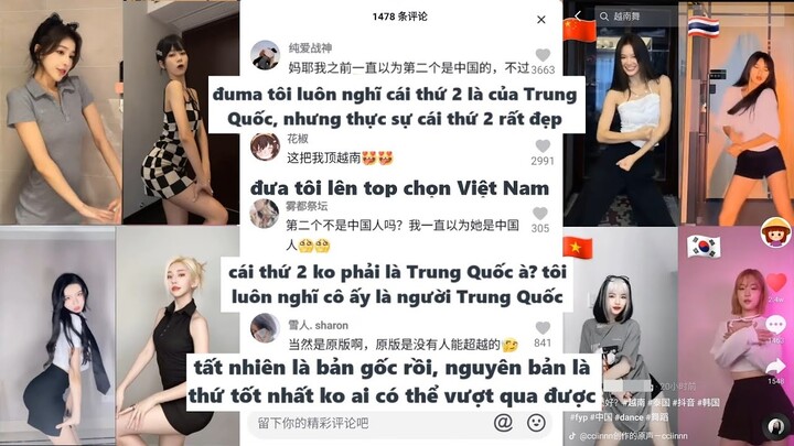 Phản ứng của Netizen Trung Quốc khi so sánh dance của Việt Nam, Trung Quốc, Thái Lan, Hàn Quốc