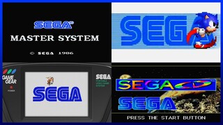 Evolution of SEGA Console Startup Screens (1986 - 1999)