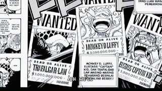 sempat kecewa karena bounty nya di sama ratakan, tpi sisi beda ny luffy jdi yonkou😍