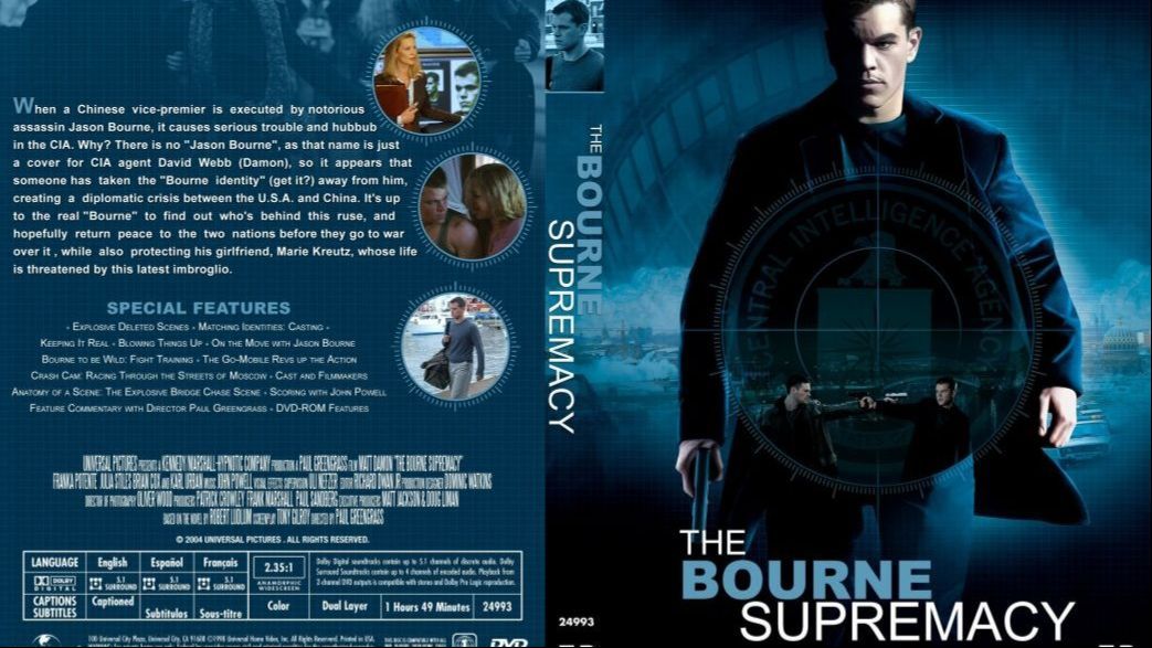 The Bourne Supremacy (2004) สุดยอดเกมล่าจารชน 2004(1080P)พากษ์ไทย - Bilibili