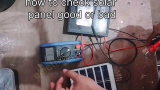 how to check solar panel/paano magcheck ng solar panel