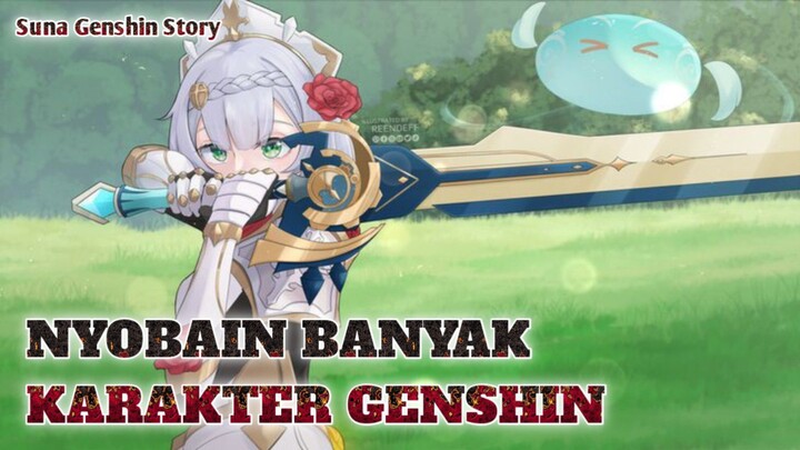 NYOBAIN BANYAK KARAKTER?! - GENSHIN IMPACT