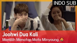 Joohwi Dua Kali Memilih Menatap Mata Minyoung 😍 #EXchange 🇮🇩INDOSUB🇮🇩