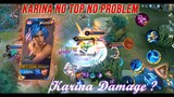 WTF KARINA DAMAGE !!! Karina No Top No Problem Build Mage || Karina Demag || Gold Ninja 1M