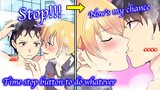 【BL Anime】A boy bought a button that can stop time to do whatever he wants to his boyfriend【Yaoi】