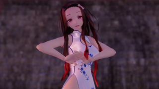 MMD การเต้นรำใบมีดปีศาจ - ธงน้ำเต้าอาโอบะ