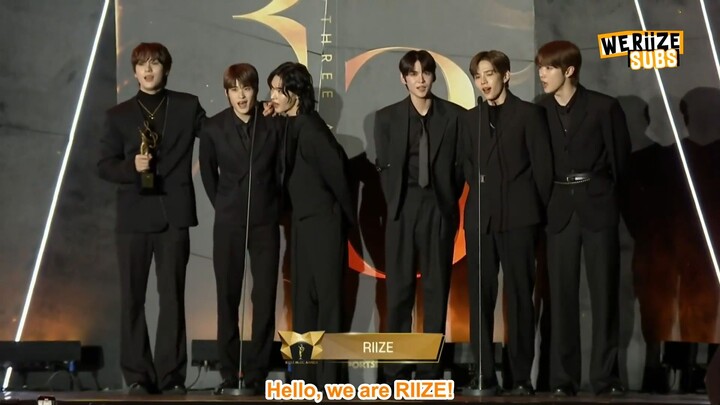 [ENGSUB] 240102 RIIZE - ROOKIE OF THE YEAR AT SEOUL MUSIC AWARDS