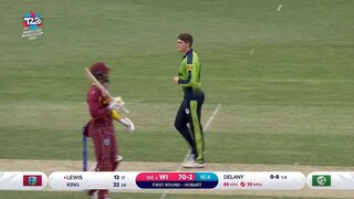 IRE vs WI 11th Match, First Round Group B Match Replay from ICC Mens T20 World Cup 2022