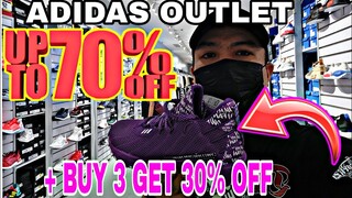 ADIDAS OUTLET 30-70% OFF + BUY 3 GET 30% OFF + BUY SIZE 12 UP GET EXTRA DISCOUNT BASKETBALL SHOES!