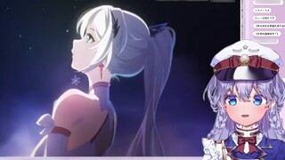 Japanese vtuber watched the Honkai Impact 3 concept animation short film "Winter Memories" and excla