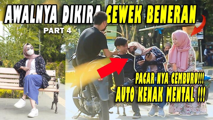 PRANK NYAMAR JADI CEWE PART 4 !! DI KIRA AWALNYA  CEWE BENERAN