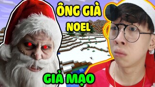 Vinh Gặp Ông Già Noel Quái Vật 😱 - SÁNG TẠO THÀNH CÔNG CÁC KIỂU TRANG TRÍ GIÁNG SINH TRONG MINECRAFT