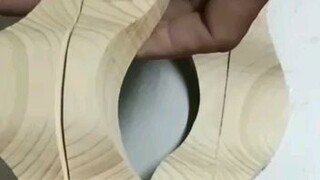 Best ever diy wooden plane to curve piller design.