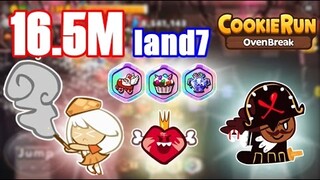 CookieRun OvenBreak 16.5M (LAND7) Cream Puff + Meat King คอมโบสุดแปลก By essAyseeK TV