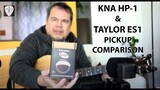 KNA HP-1 vs Taylor ES1 Guitar Pickup Comparison on Taylor 214ce Acoustic Guitar