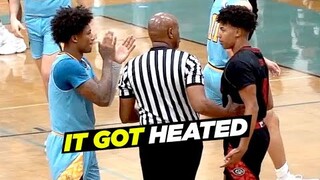 Mikey Williams vs Jared McCain Got HEATED!! San Ysidro vs Corona Centennial!