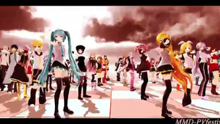 MMD-PVF3 TIMBER กับ 84 คน !! VOCALOID / UTAU +