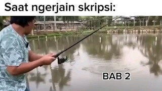 mk lagi ngerjain skripsi