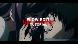 How to make SHAKE & TRANSITIONS for FLOW EDIT in AE | AMV Tutorial