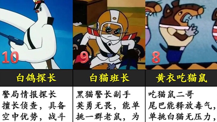 Peringkat 12 karakter utama Black Cat Sheriff (animasi)