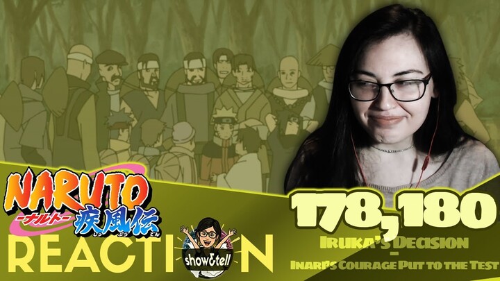 Naruto Shippuden 178,180. Iruka's Decision \ Inari's Courage Put to the Test | Reaction