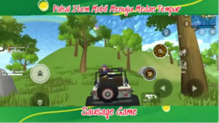 Sausage Game Pakai Item Mobil Untuk Menuju Medan Pertempuran