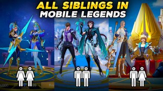 ALL SIBLINGS IN MOBILE LEGENDS 2021 | GUSION'S REAL BROTHER REVEALED!