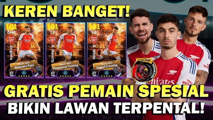 WOW 3 PEMAIN SPESIAL GRATIS DENGAN SKILL SPESIAL! KONAMI BAIK BANGET NIH! AUTO BANTAI LAWAN! MANTAP!