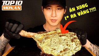 Những Món Ăn PHỦ VÀNG Đắt Kinh Người - Nhiều Tiền Để Làm Gì? ➤ Top 10 Món Ăn Thú Vị