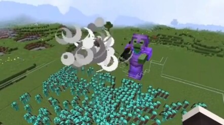 Minecraft: ดูฉันต่อสู้กับสัตว์ประหลาด 1,000 ตัวสิ! - -