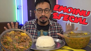 NGAREN CHATHATPA || EMOINU SPECIAL || CHARA WANBA || NGAREN EATING CHALLENGE || FISH CURRY EATING