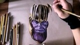 [Vẽ chì màu] Một Uploader không hot nổi vẽ một Thanos đau khổ