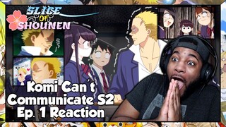 Komi Can't Communicate Season 2 Episode 1 Reaction | KOMI-SAN VS KATAI-KUN IN THE ULTIMATE STAREDOWN