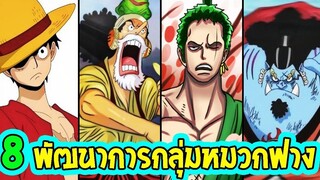 วันพีช  8 พัฒนาการกลุ่มหมวกฟางตั้งแต่เริ่ม-ปัจจุบัน ll OverReview